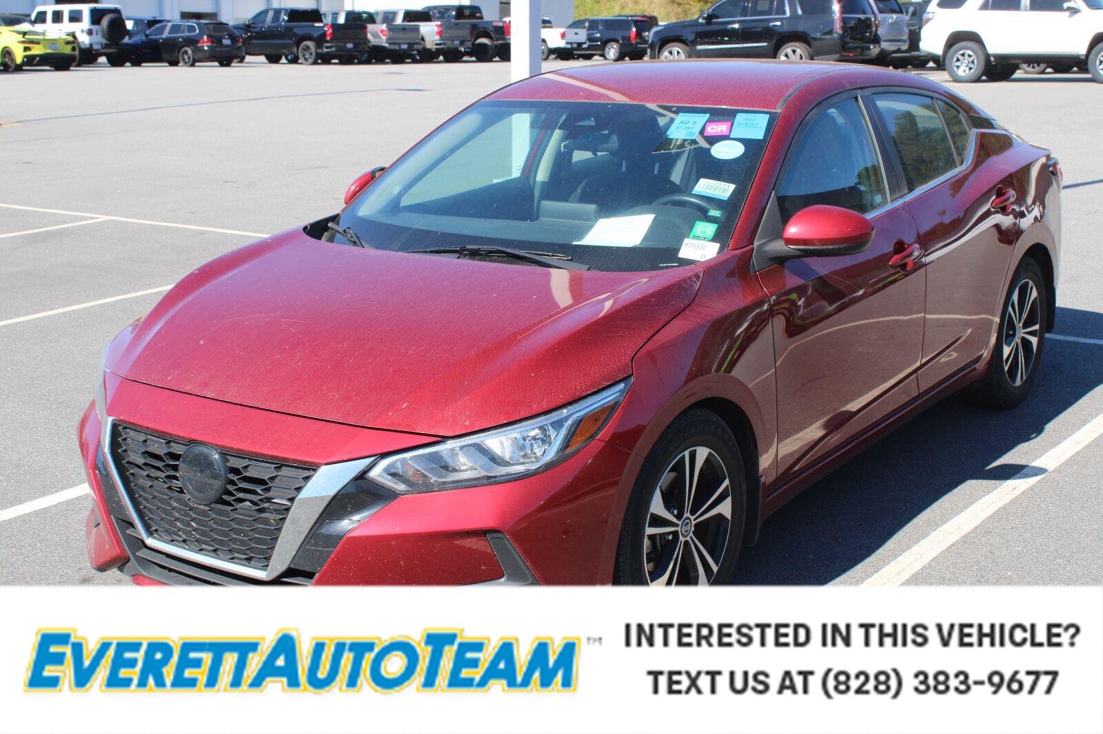 Red (Scarlet Ember Tintcoat) 2022 Nissan Sentra Sedan Front-Wheel Drive