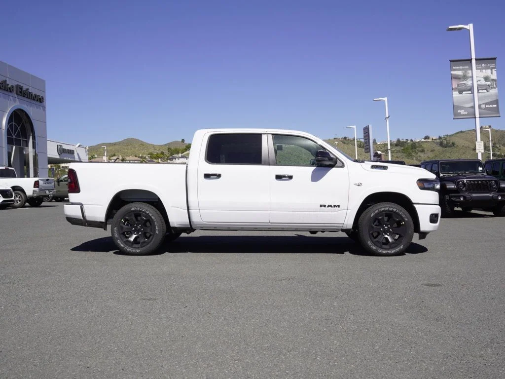 New 2026 Bright White Clear-Coat Exterior Paint RAM Big Horn/Lone Star image 2