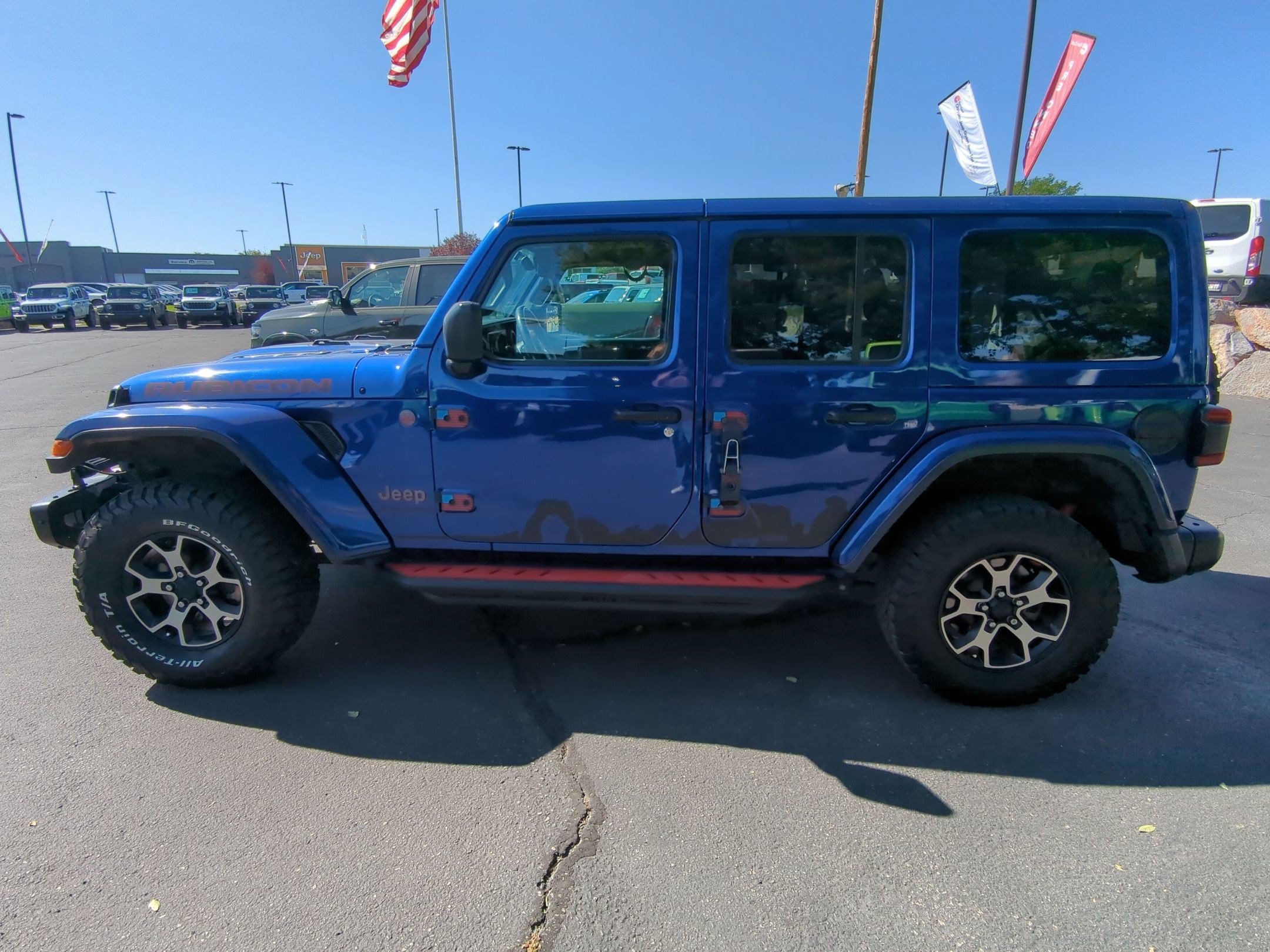 Used 2018 Ocean Blue Metallic Clearcoat Jeep Rubicon image 8