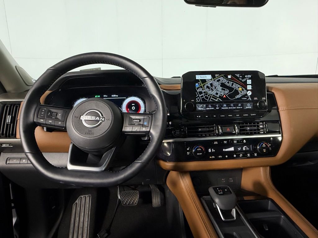 Certified Used 2025 Black Nissan Platinum image 15