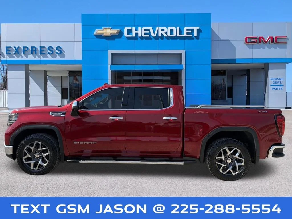 Used 2023 Volcanic Red Tintcoat GMC SLT image 6