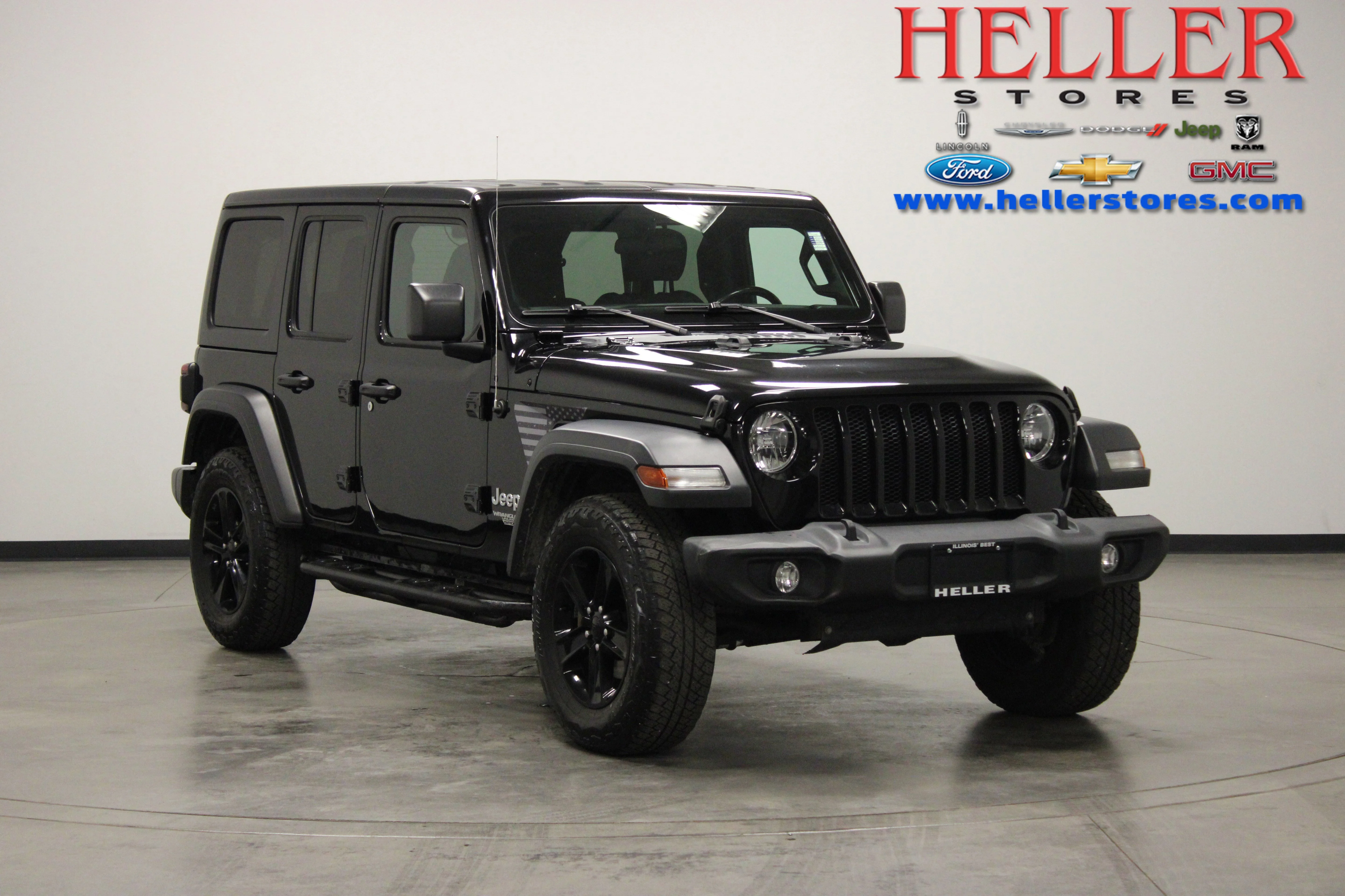 Used 2021 Black Clearcoat Jeep Sport image 1
