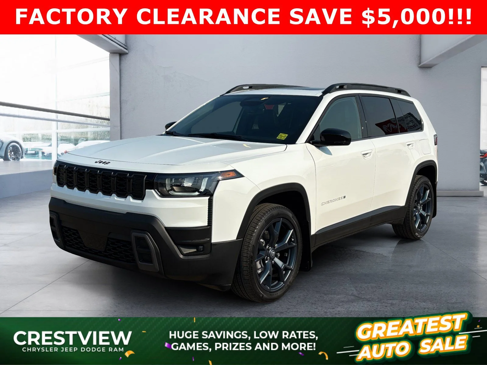 New 2026 Bright White Jeep 85th Anniversary image 1