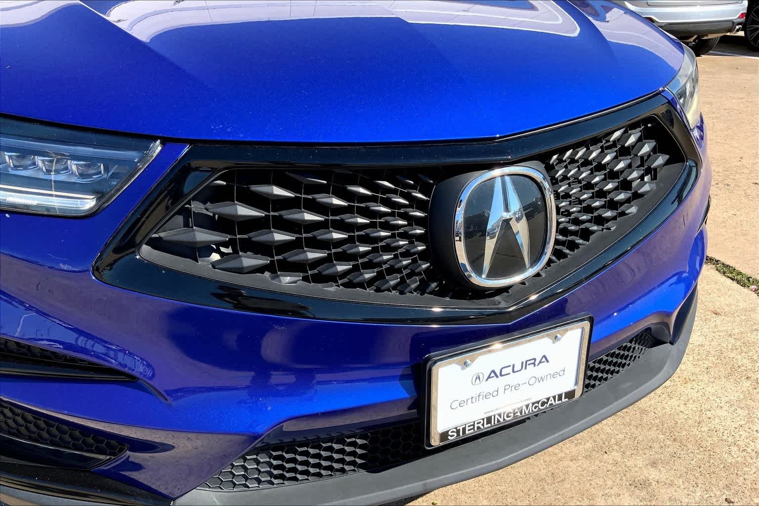 Used 2021 Apex Blue Pearl Acura w/A-Spec Package image 30