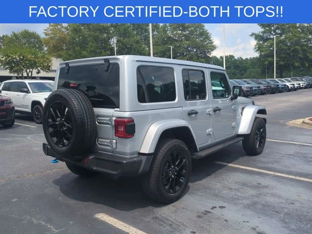 Used 2024 Silver Jeep Sahara 4xe image 5