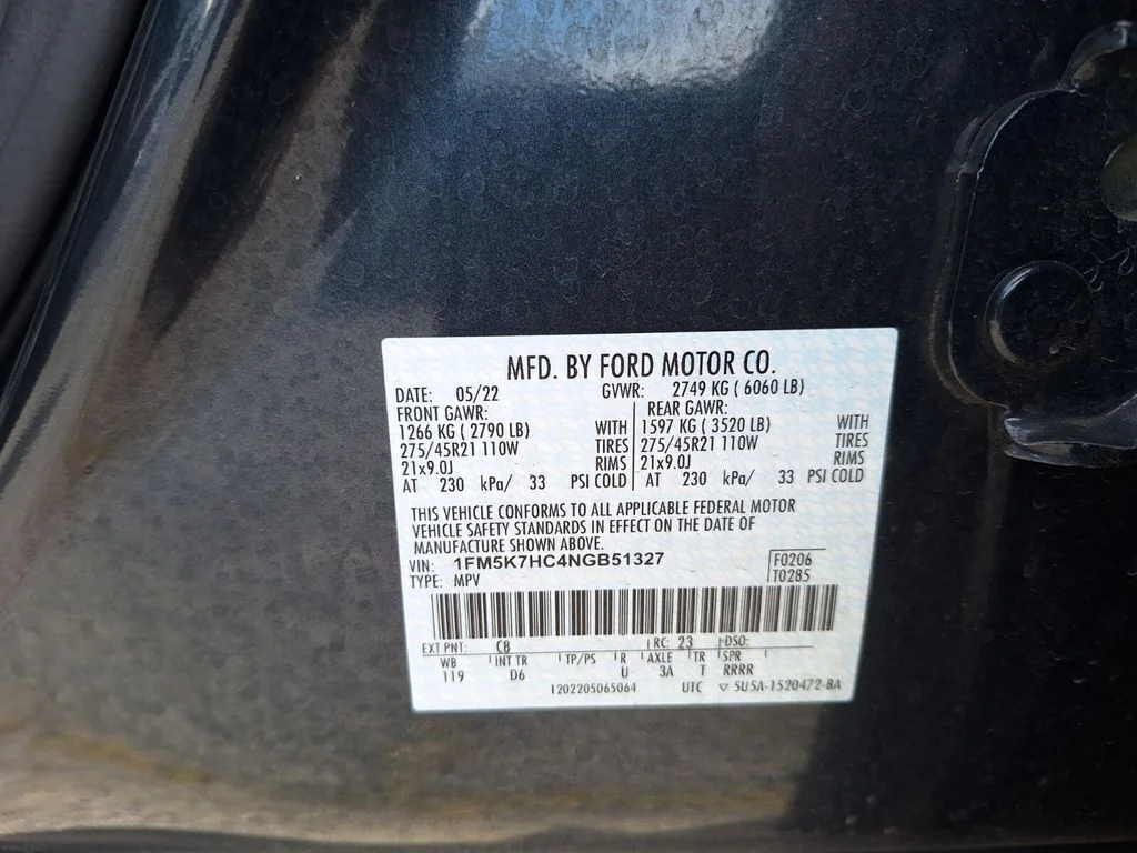 Used 2022 Blue Ford Platinum image 34