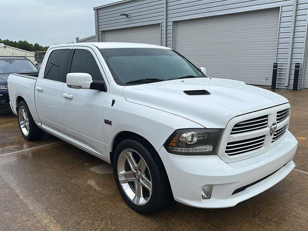 Used 2017 Bright White Clearcoat Ram Sport image 2