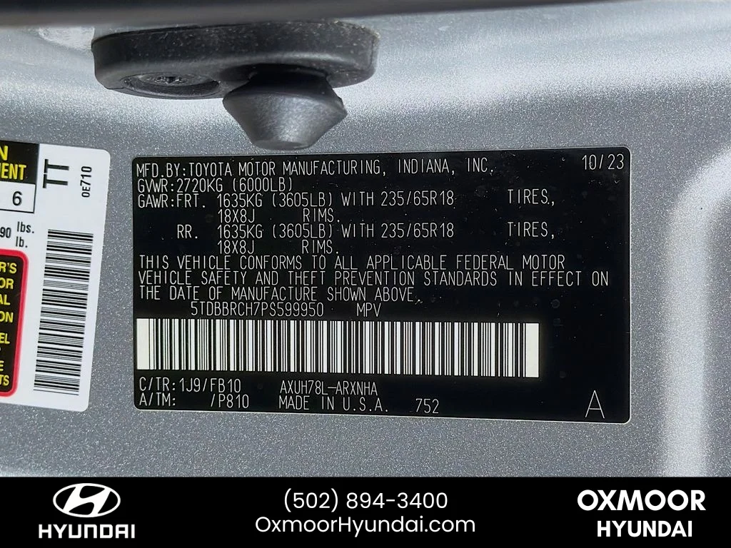 Used 2023 Celestial Silver Metallic Toyota Hybrid LE image 32