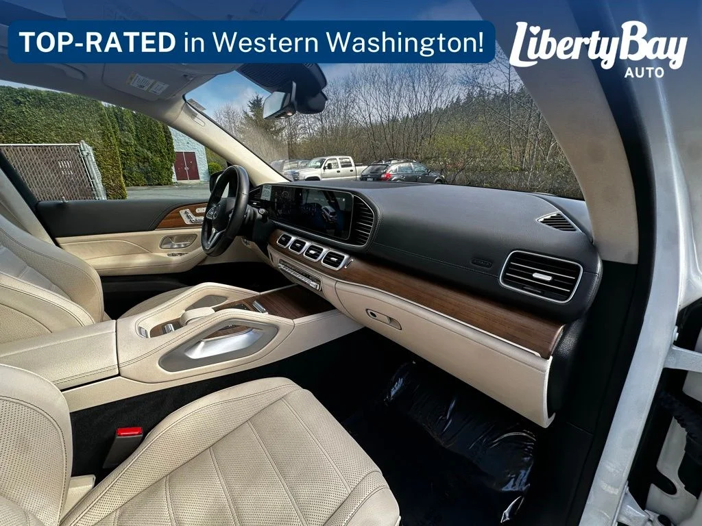 Used 2022 White Mercedes-Benz GLS 450 image 12