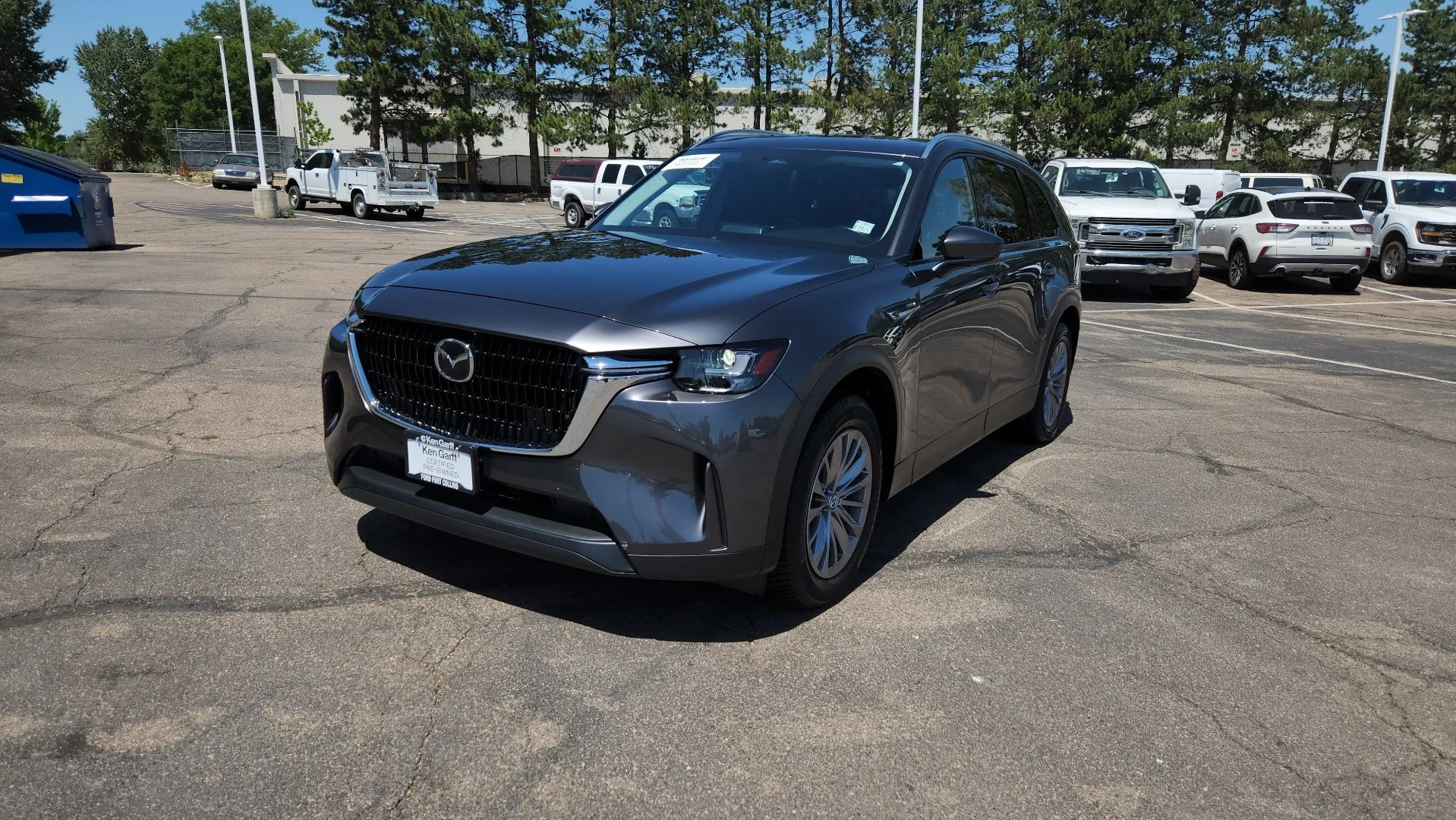Used 2024 Machine Gray Metallic Mazda Preferred image 2