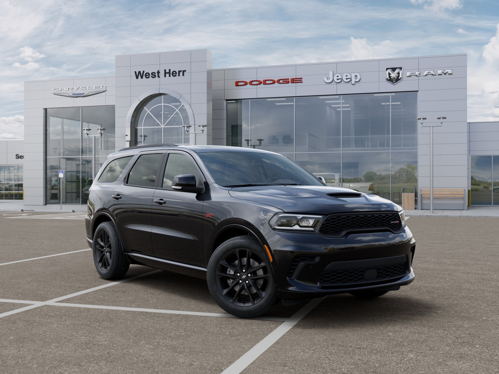 New 2026 Diamond Black Clear-Coat Exterior Paint Dodge DURANGO GT PLUS AWD image 31