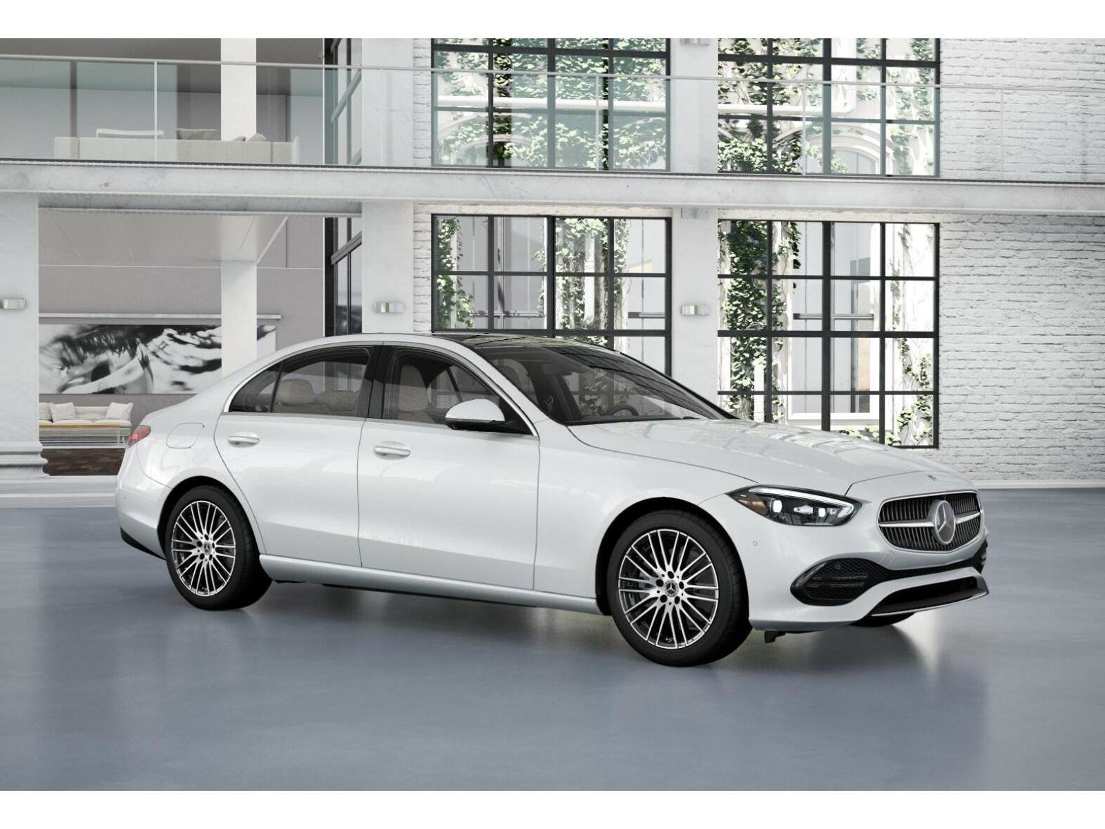 New 2026 MANUFAKTUR Moonlight White Metallic Mercedes-Benz C 300 4MATIC® Sedan image 12