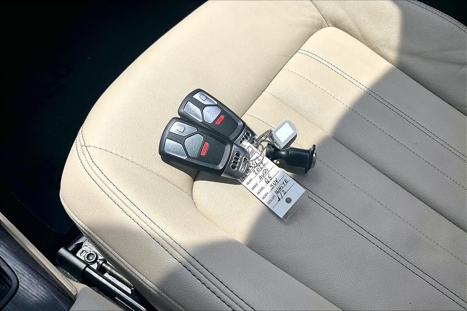 Used 2022 Glacier White Metallic Audi Premium image 15
