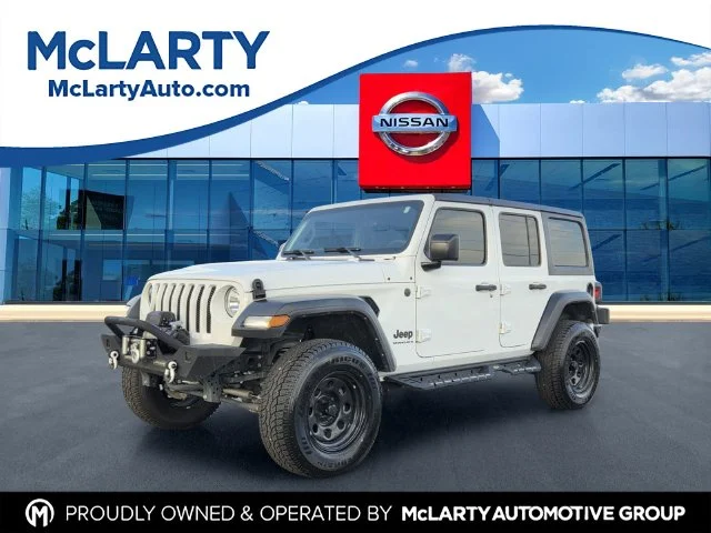 Used 2023 White Jeep Sport S image 1