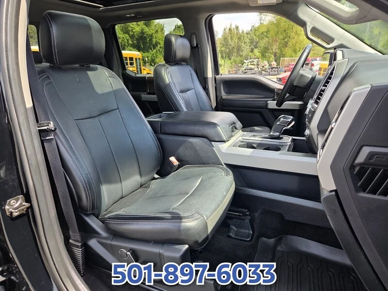 Used 2018 Shadow Black FORD LARIAT 4WD SUPERCREW 5.5