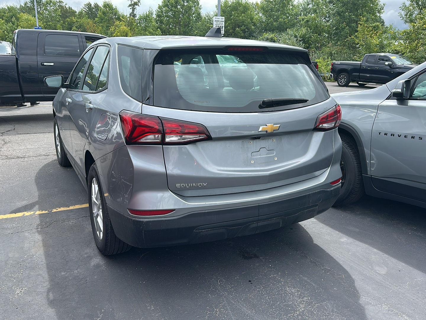 Used 2024 Sterling Gray Metallic Chevrolet LS image 3