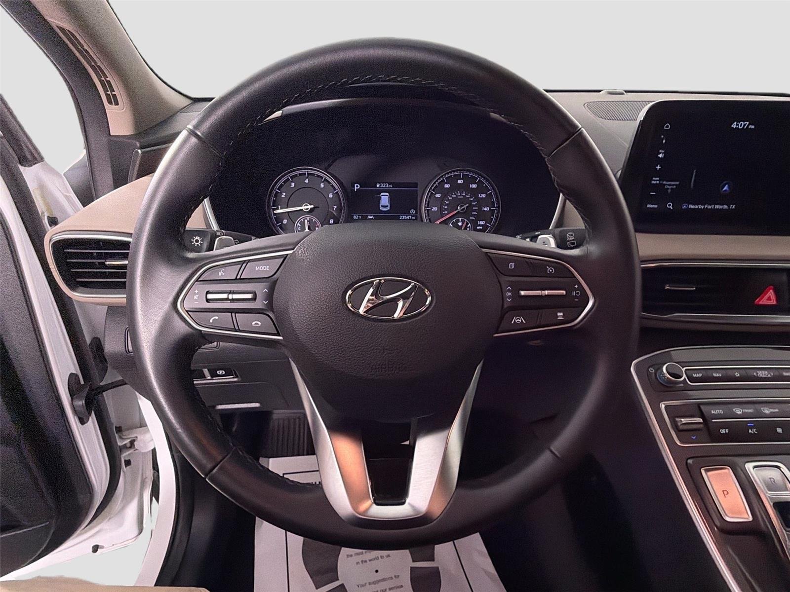 Used 2023 Serenity White Pearl Hyundai SEL image 12