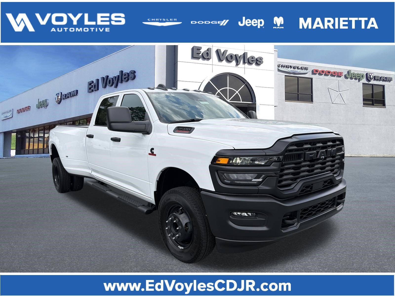 New 2026 Bright White Clear-Coat Exterior Paint RAM Tradesman image 1