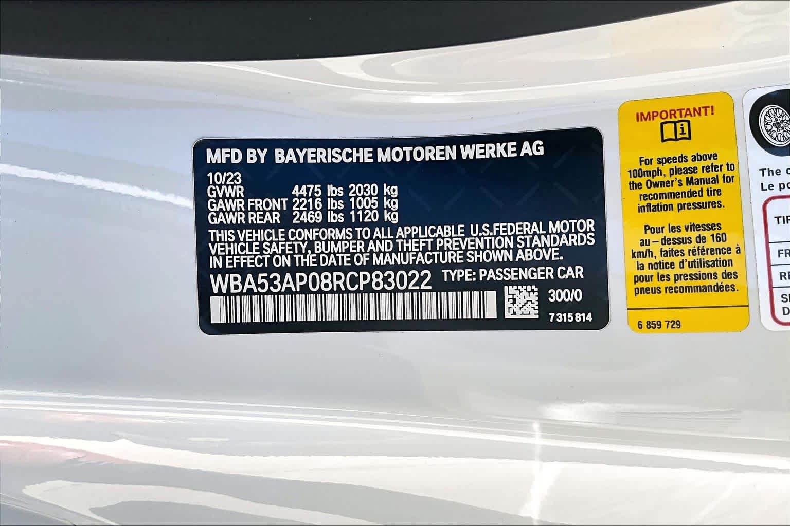Used 2024 Alpine White BMW 430i image 30