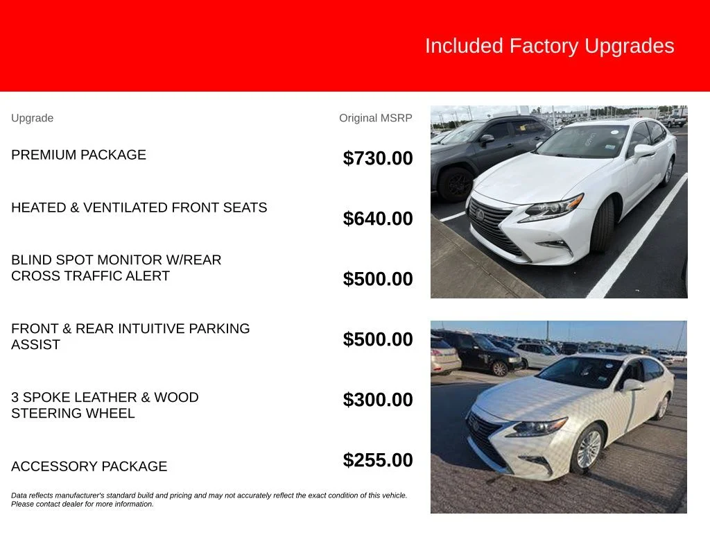 Used 2017 White Lexus 350 image 5