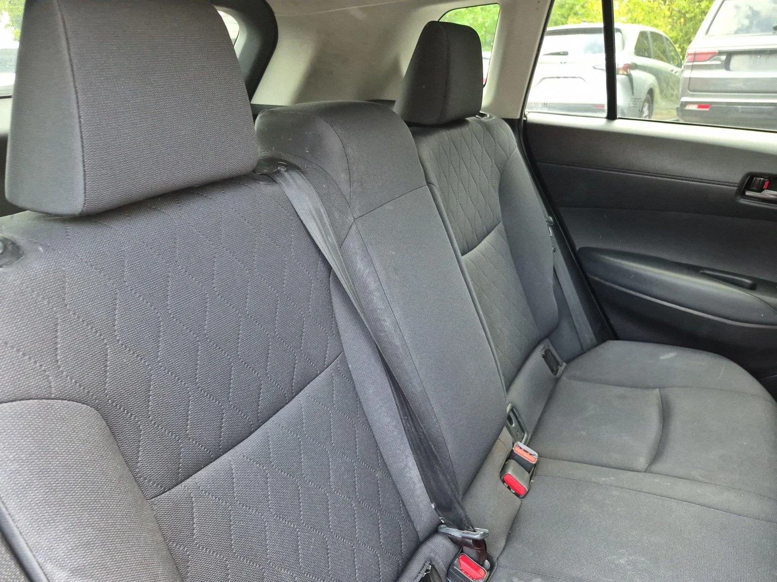 Used 2022 Barcelona Red Metallic Toyota LE image 34
