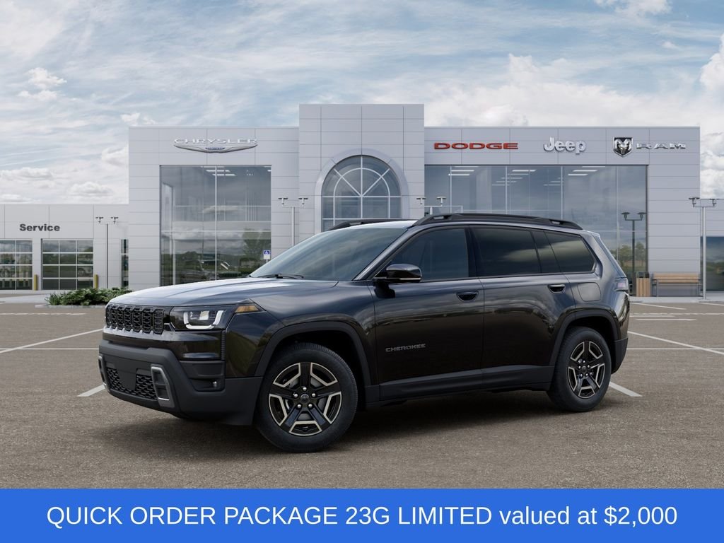New 2026 Diamond Black Crystal Pearl-Coat Exterior Paint Jeep Limited image 2