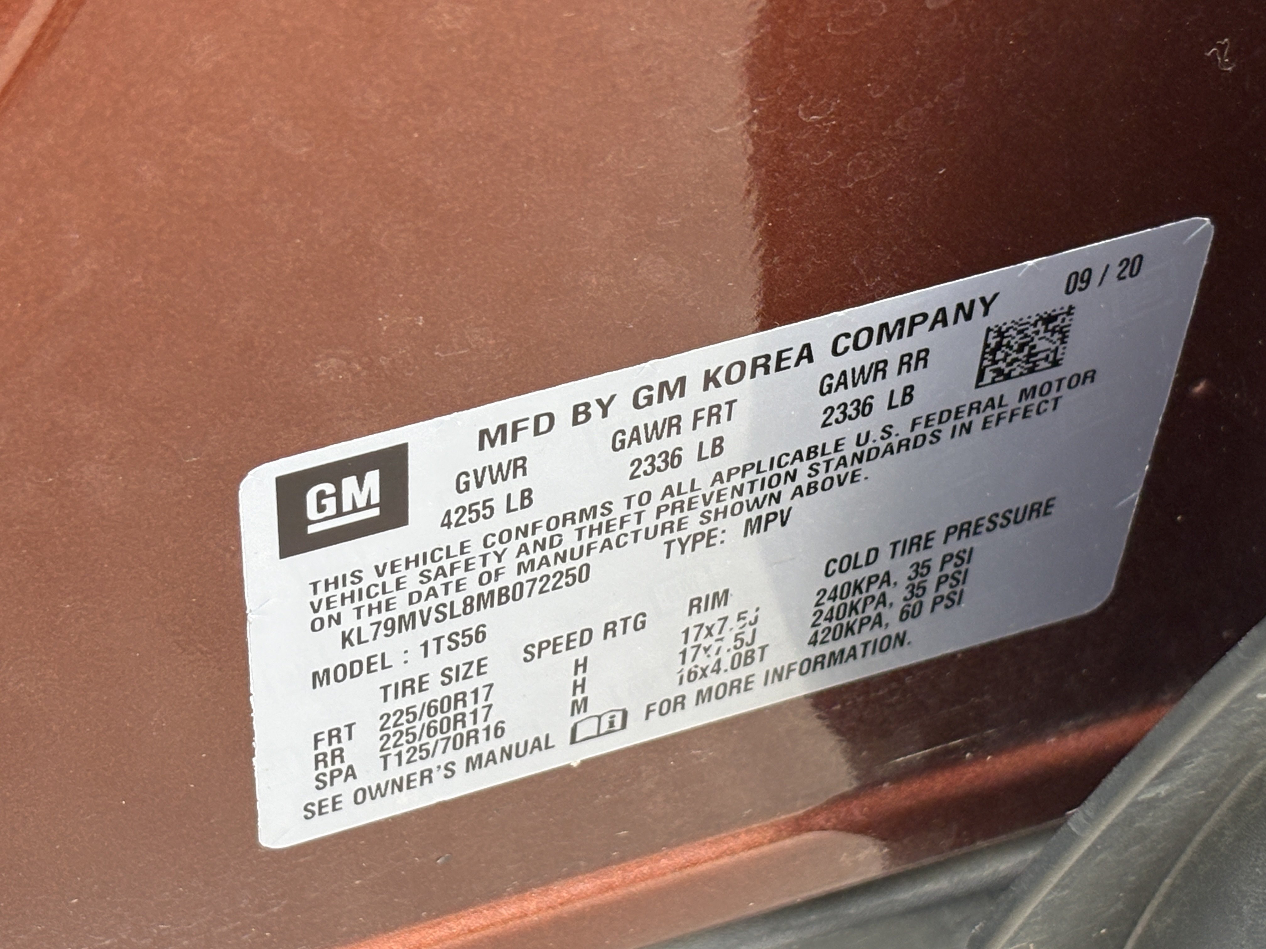 Used 2021 Dark Copper Metallic Chevrolet ACTIV image 22