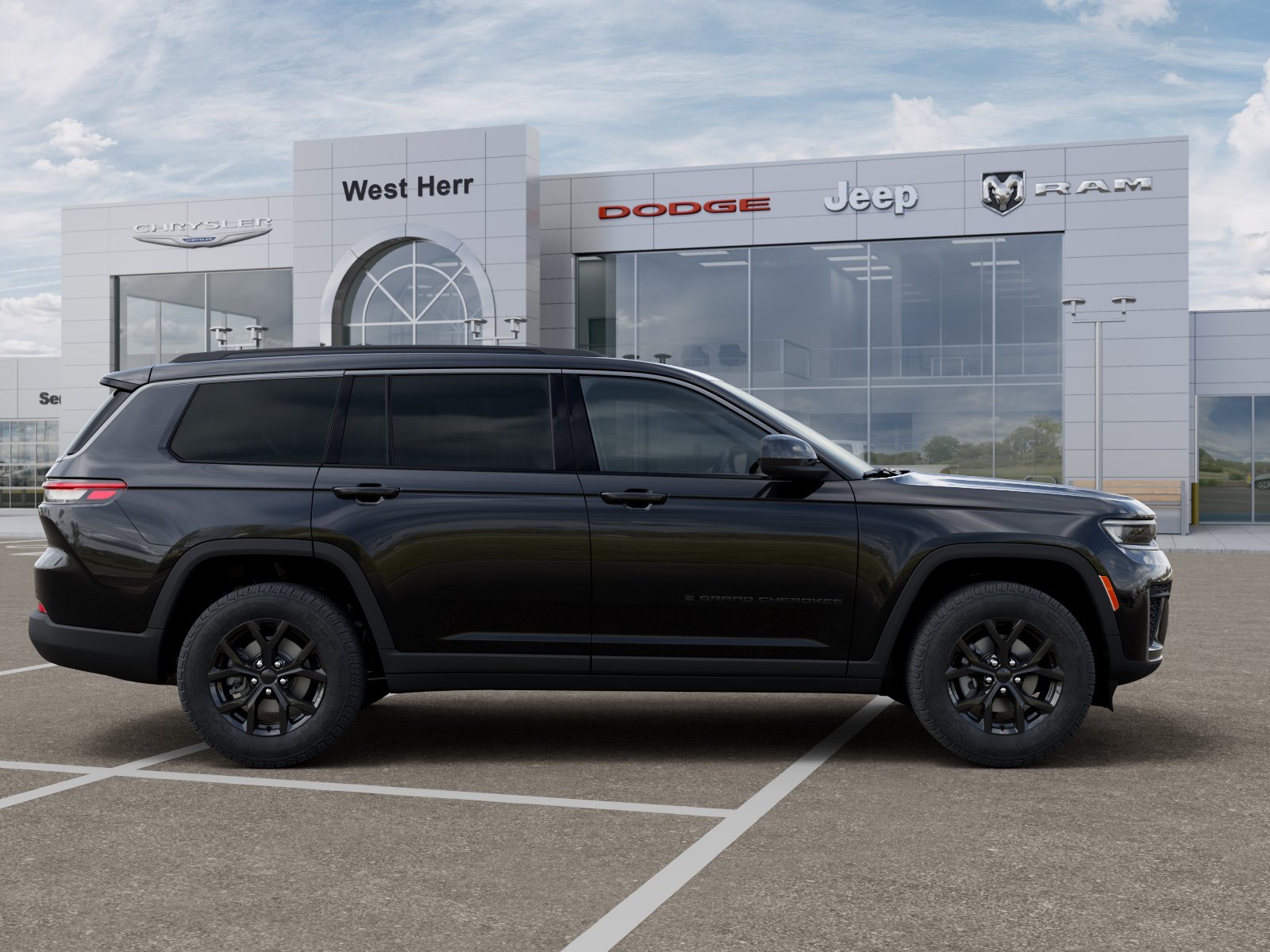 New 2026 Diamond Black Crystal Pearlcoat Jeep GRAND CHEROKEE L LAREDO ALTITU image 47