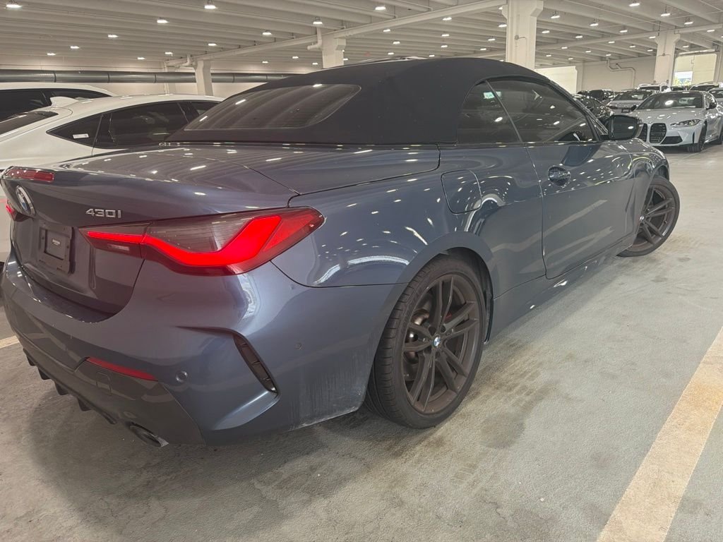 Certified Used 2024 Arctic Race Blue Metallic BMW 430i image 4