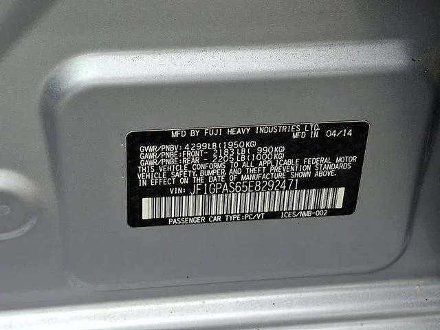 Used 2014 Ice Silver Metallic Subaru 2.0i Sport Limited image 26