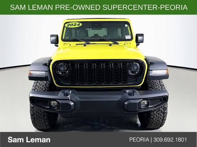 Used 2024 Yellow Jeep Sport image 2