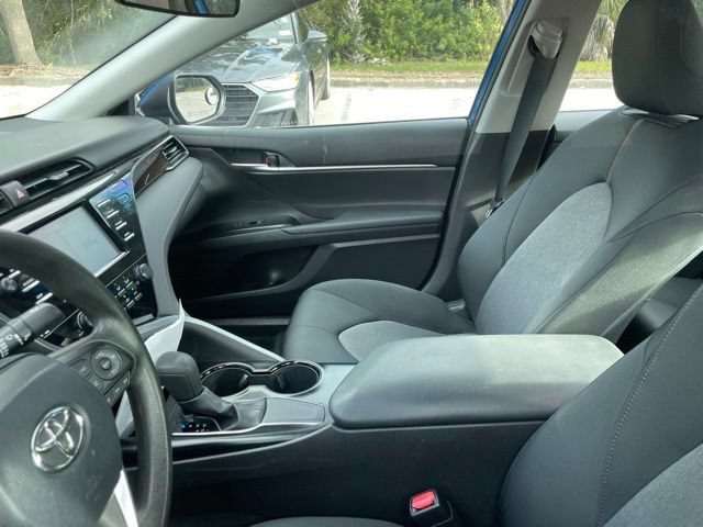 Used 2019 Blue Streak Metallic Toyota LE image 9