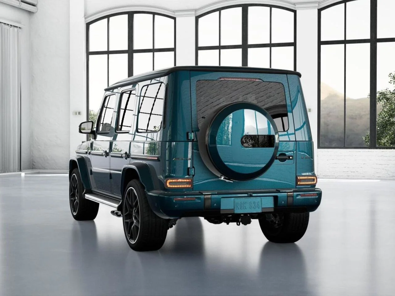 New 2027 MANUFAKTUR Sea Blue metallic Mercedes-Benz AMG® G 63 SUV image 27