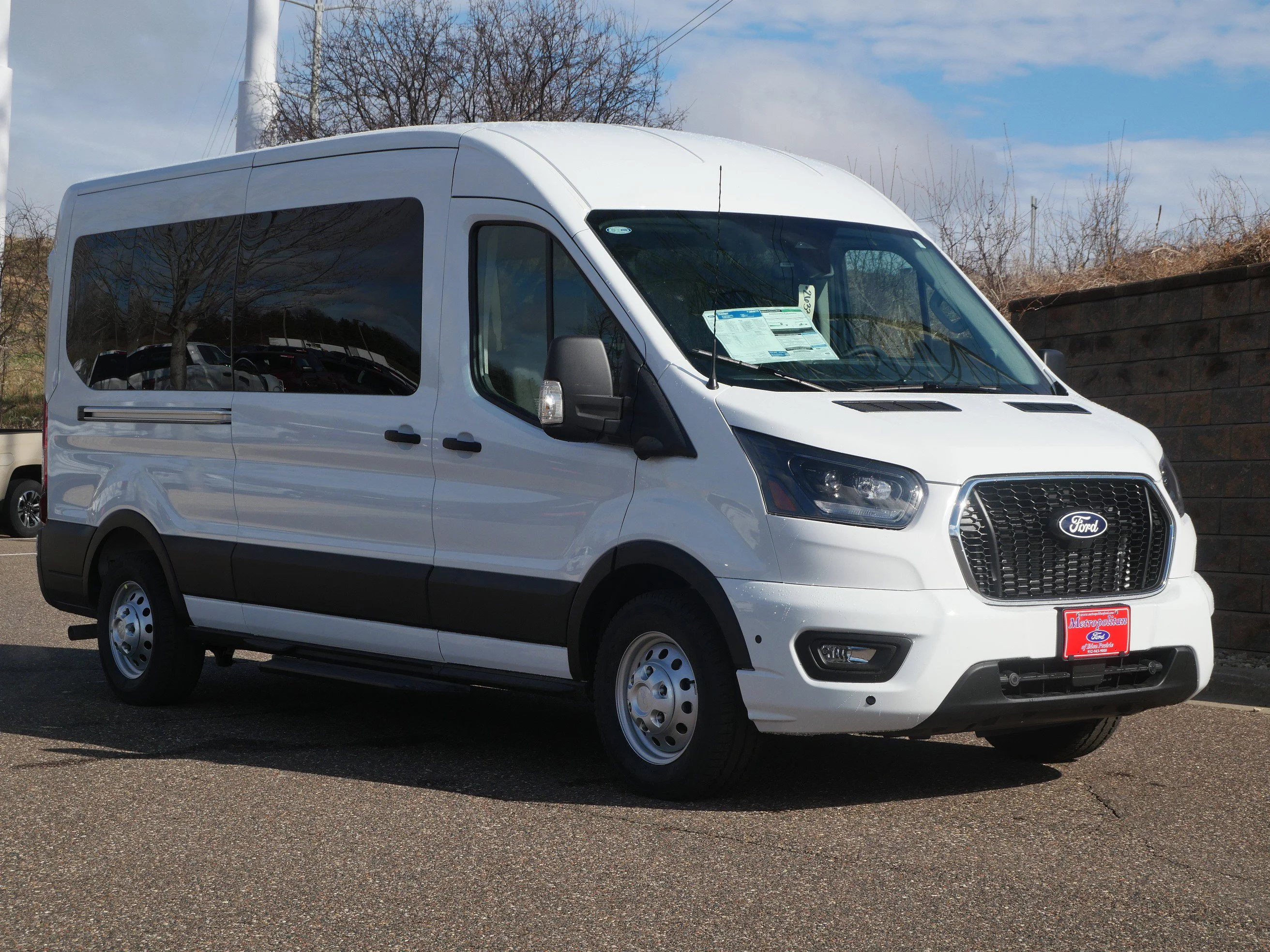 2026 Ford Transit 350 XL Med Roof Sliding Pass. 148 AWD's photo