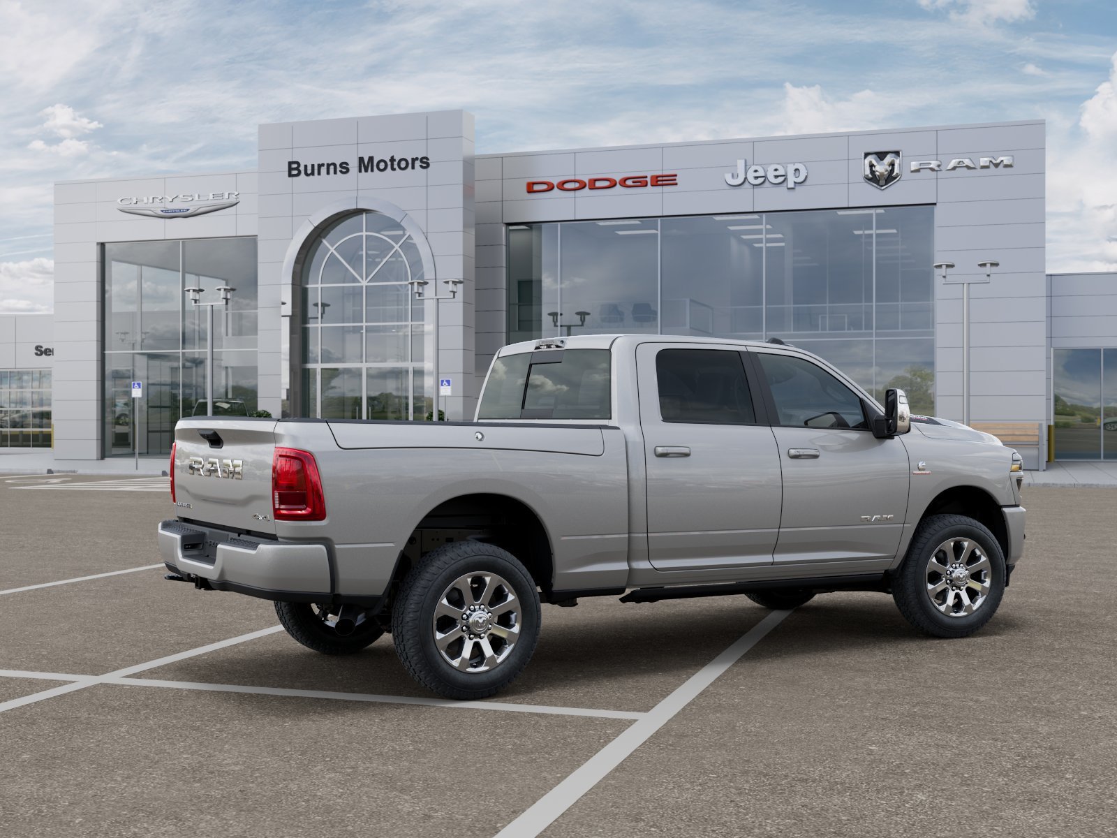 New 2027 Silver-Zynith Exterior Paint RAM Laramie image 4
