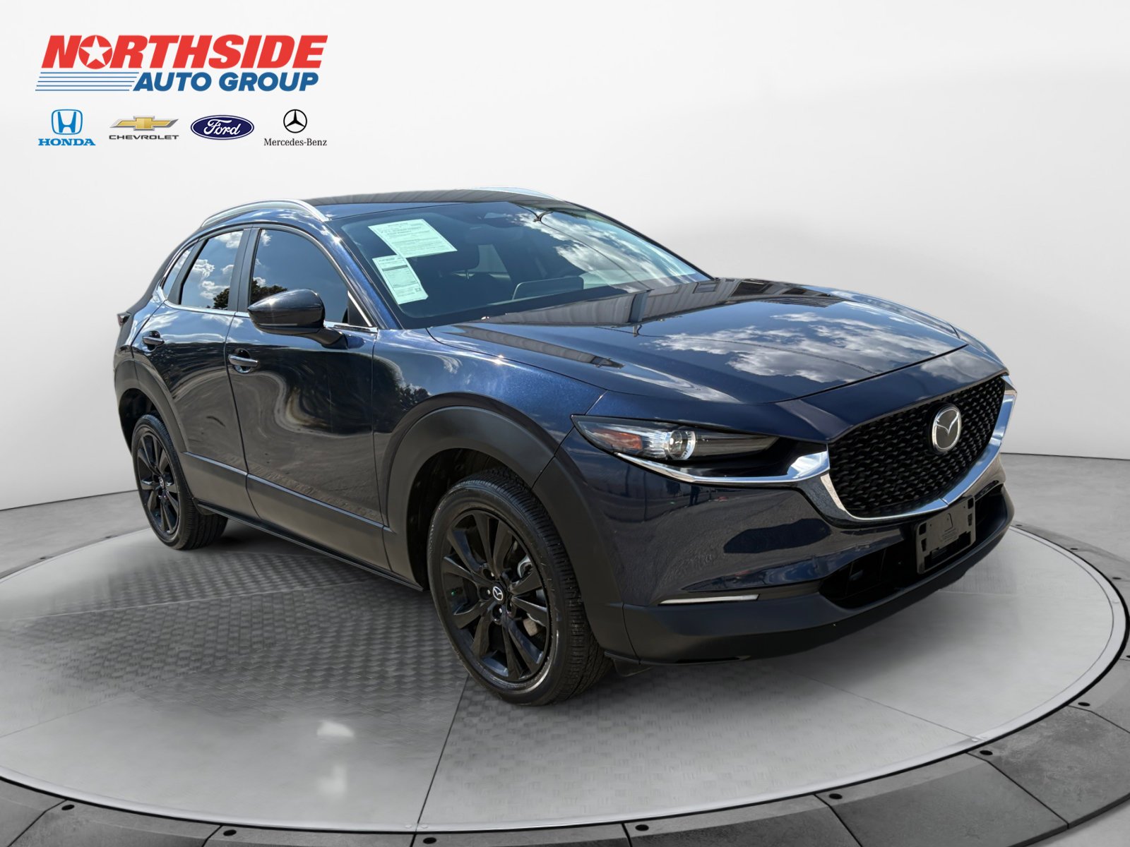 Used 2025 Deep Crystal Blue Mica Mazda 2.5 S Select Sport image 1