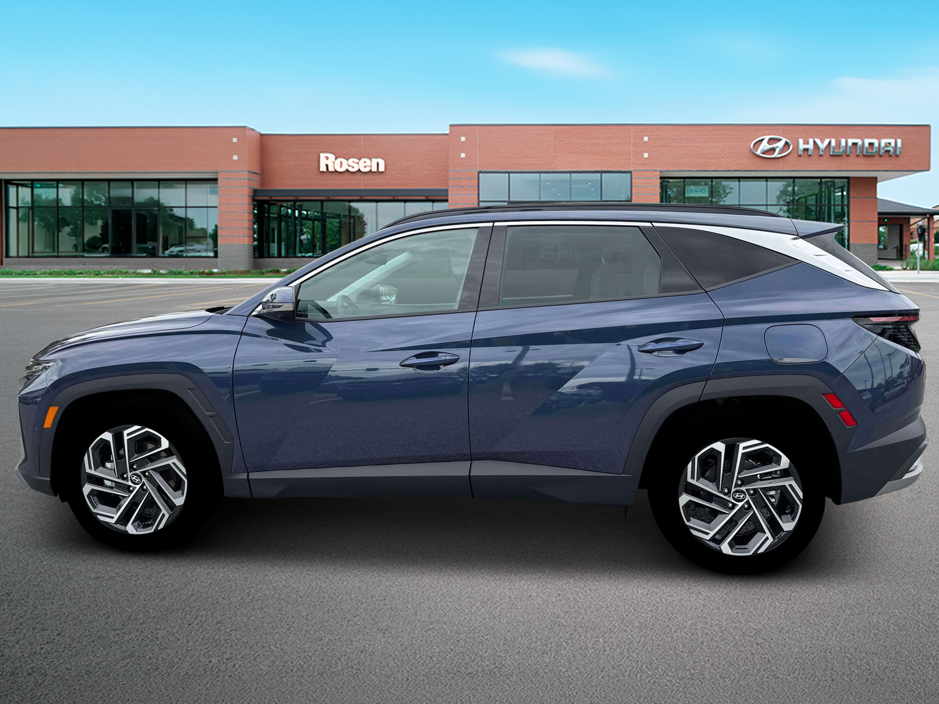 New 2026 Blue Hyundai Limited AWD image 3