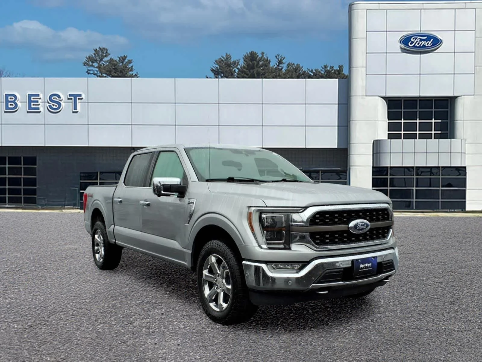 Used 2021 Iconic Silver Ford King Ranch image 9