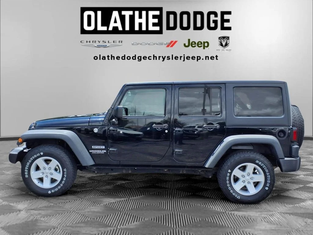 Certified Used 2017 Black Jeep Unlimited Sport image 18