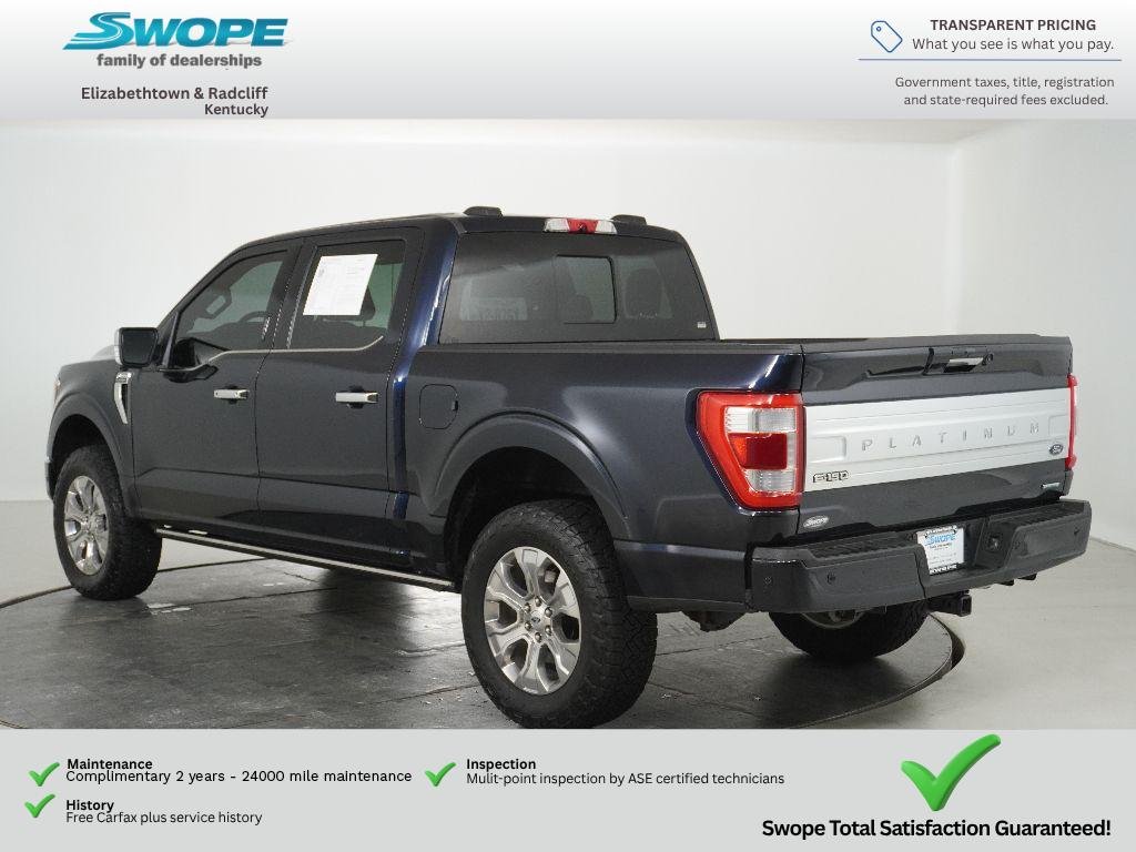 Used 2023 Antimatter Blue Metallic Ford Platinum image 5