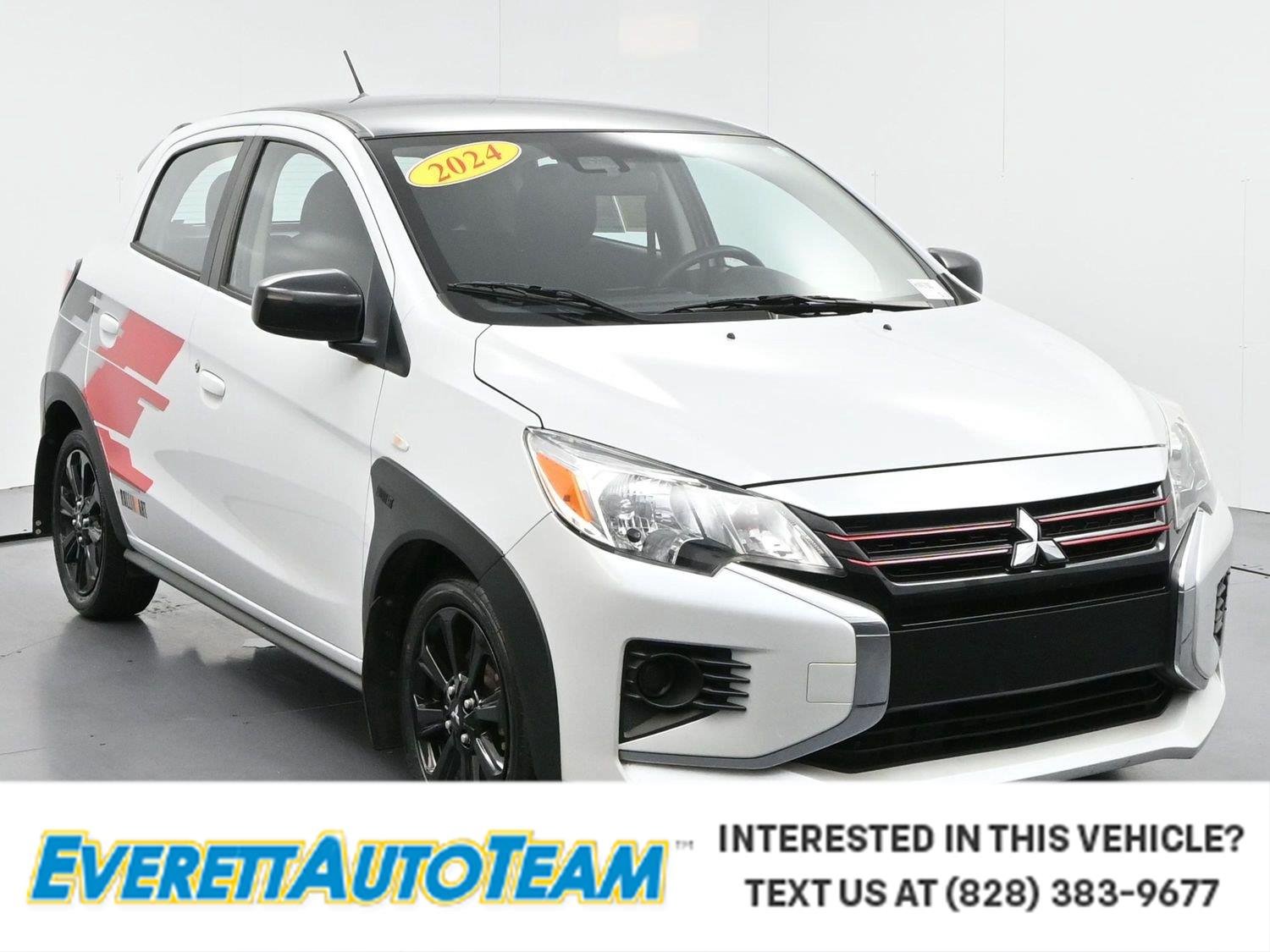 Used 2024 White Diamond w/Black Roof Mitsubishi Ralliart image 1