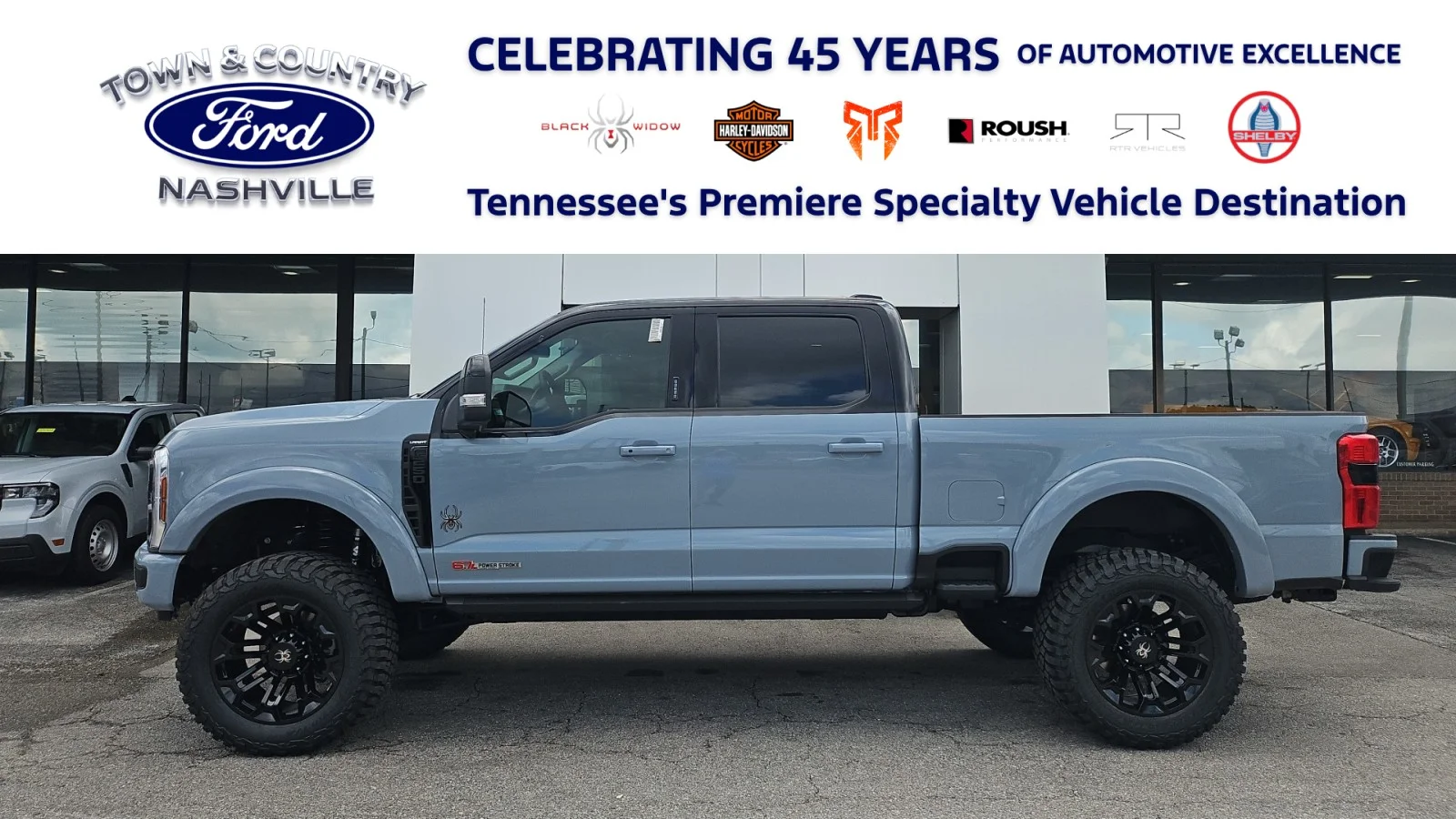 New 2026 Glacier Gray Metallic Tri-Coat Ford Black Widow 4WD image 1