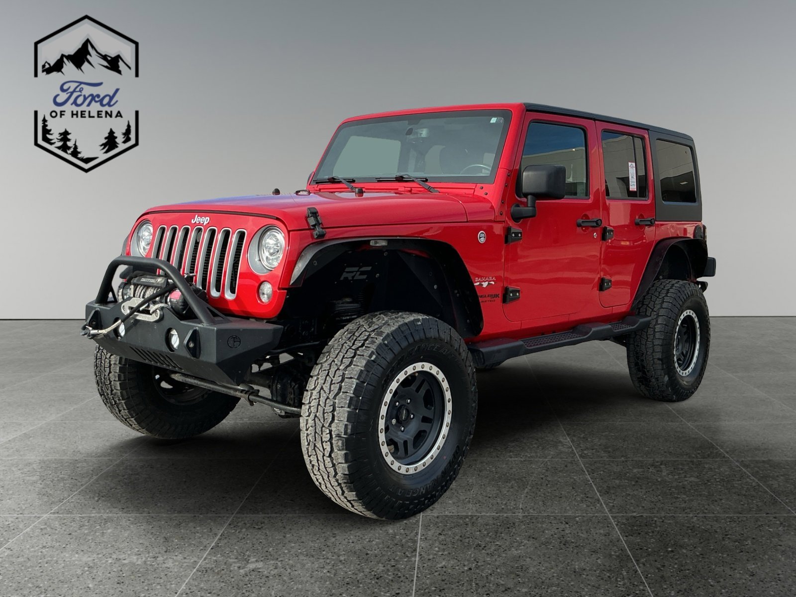 Firecracker Red Clearcoat 2018 Jeep Wrangler JK Unlimited Sahara 4WD SUV / Crossover Four-Wheel Drive Automatic