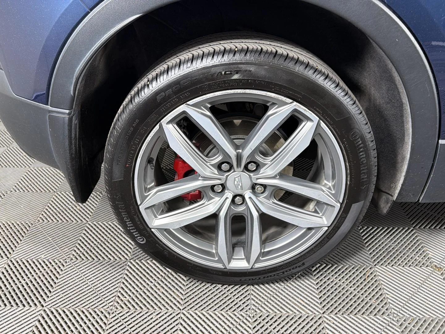 Used 2021 Twilight Blue Metallic Cadillac AWD Sport image 14
