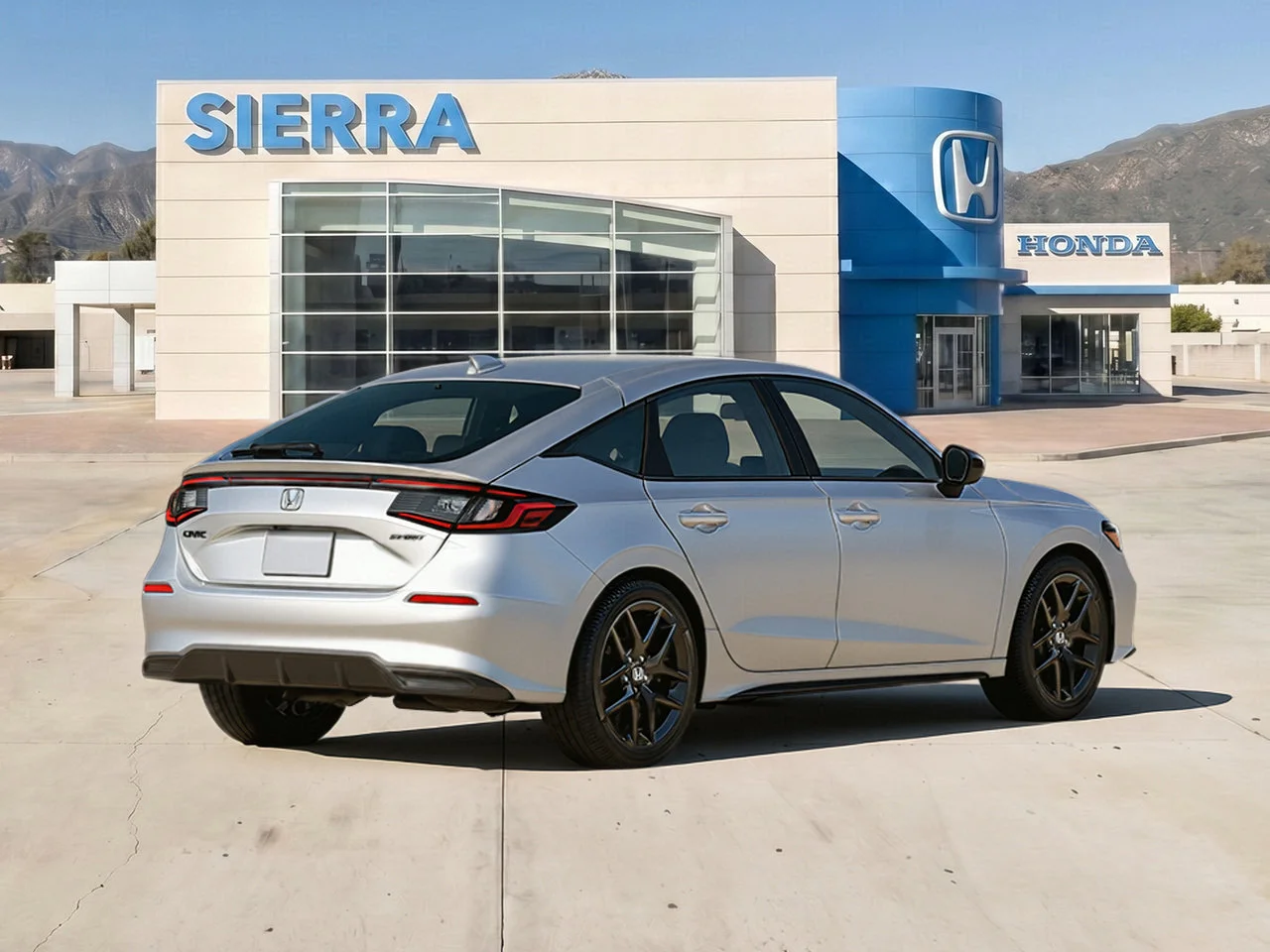 New 2026 Solar Silver Metallic Honda FWD Sport image 3