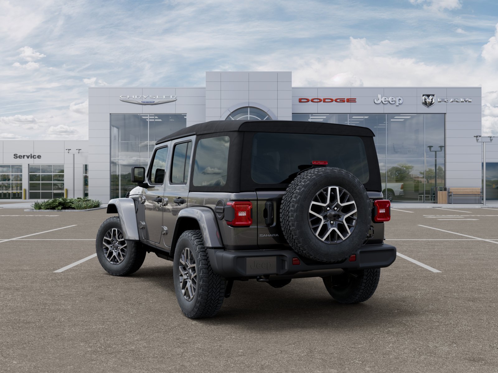 New 2026 Granite Crystal Metallic Clear-Coat Exterior Paint Jeep Sahara image 42