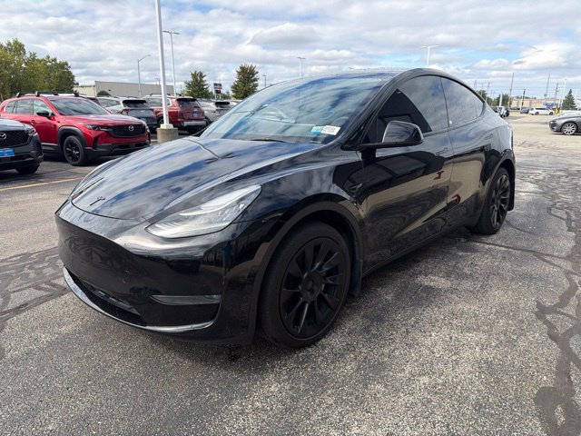 Used 2023 Tesla Model Y Long Range with VIN 7SAYGDEE8PA105679 for sale in Bloomington, IL