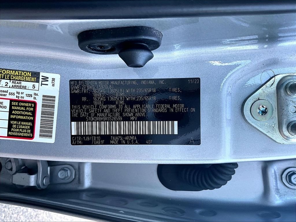 Certified Used 2024 Silver Toyota XLE image 9