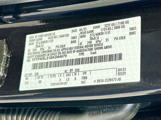 Used 2025 Black Ford Lariat image 32