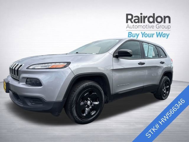 Used 2017 Billet Silver Metallic Clearcoat Jeep Sport image 3
